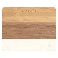 Brooke Acacia Wood And Faux Marble Cutting Board