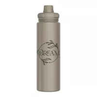 PRIME TIME 710ml / 24 oz RECYCLED STAINLESS STEEL BOTTLE