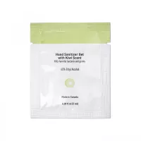 6 Packets Of Hand Sanitizer Gel With Kiwi Scent And Large Customizable Sleeve (0.07 Fl Oz / 2 Ml Per