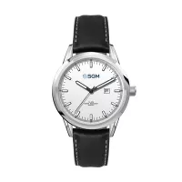 34mm Ss, Silver Case, 3-Hand Mvt, Dte