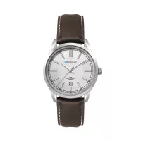 33mm, Silver Metal Case, 3-Hand Mvt, Dte