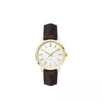 Ladies Metal Case 3-Hand movement Ladies Gold Plated Metal Case 3-Hand movement