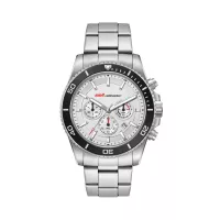 42.5mm, Ss, Silver Case, Bk Bezel, Chrono Mvt, Dte