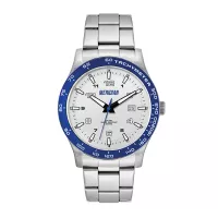 Wc8438 43.5mm Steel Matte Silver Case, 3 Hand Mvmt, Silver Dial, Dte Display, Bl Rotating Bezel, Sil