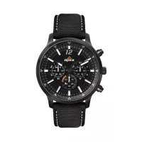 45mm, Black Metal Case, Chrono Mvt