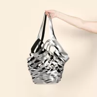 Seaside Metallic Neoprene Tote