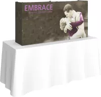Embrace 5' Push-Fit Tabletop Display & Full Fitted Graphic