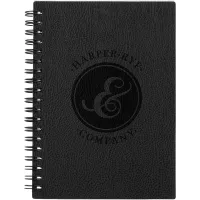 5" x 7" FSC ® Recycled Pebble Grain Spiral Journal