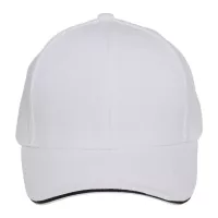 Recycled Cotton Twill 6 Panel Split Peak Ballcap