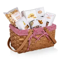 Country Basket with Gourmet Gift Pack