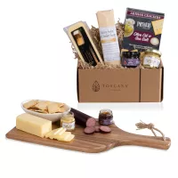 Artisan 18" Charcuterie Board with Gourmet Gift Pack