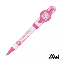 Jumbo QR Billboard Twist Pen - Decorated Cap