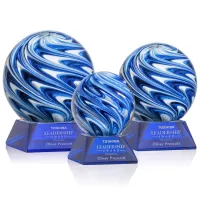 Naples Award on Sheffield Base - Blue