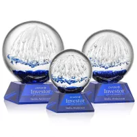 Starburst Award on Sheffield Base - Blue