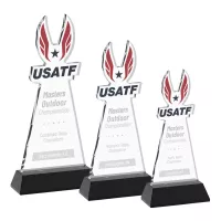EdgeCraft Tapered Award on Hartford - Black (via Air)