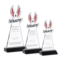 EdgeCraft Tapered Award on Mitered - Black (via Air)