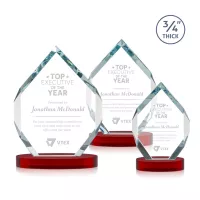 Royal Diamond Award on Alberton Base - Red