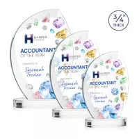 Wichita VividPrint™ Award on Alberton Base - Clear