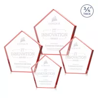 Belmar Pentagon Award - Red