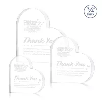 Davina Heart Award - Clear