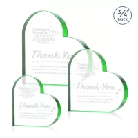 Davina Heart Award - Green