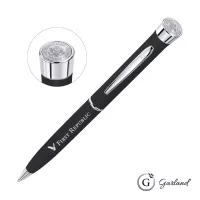 Garland® Color Matte Custom Emblem Twist Pen - Chrome