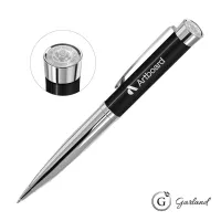 Garland® Executive Custom Emblem Monogram Twist Pen - Chrome