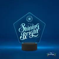 mr.BriteSign LED Acrylic Sign - Pentagon