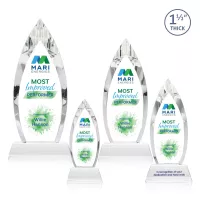 Fortier VividPrint™ Award on Entwhistle Base - Clear