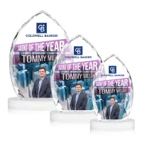 Wilton VividPrint™ Award on Alberton Base - White