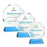 Acadian VividPrint™ Award on Newhaven Base - Sky Blue