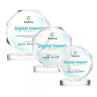 Acadian VividPrint™ Award on Alberton Base - Clear