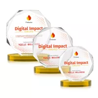 Acadian VividPrint™ Award on Alberton Base - Gold
