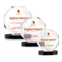 Acadian VividPrint™ Award on Alberton Base - Black