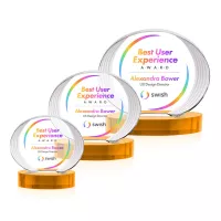 Sheraton VividPrint™ Award on Base - Amber