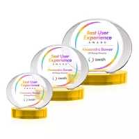 Sheraton VividPrint™ Award on Base - Gold