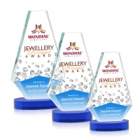 Kingsley VividPrint™ Award on Alberton Base - Blue