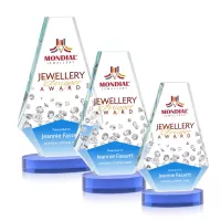 Kingsley VividPrint™ Award on Alberton Base - Sky Blue