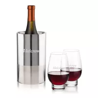 Catania Wine Cooler & Glenarden Stemless Wine Set