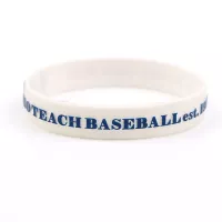 Silicone Wristbands - Embossed with 1 Color