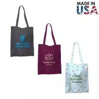 8x10 Full-Color Poly Canvas Tote Bag