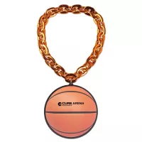 Basketball EVA Medallion with Jumbo Chain