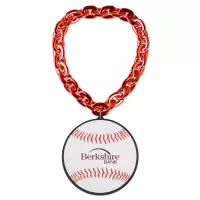 Baseball EVA Medallion with Jumbo Chain