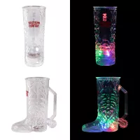 20 Oz. 3 Light Plastic Cowboy Boot Mug w/Handle