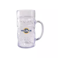 ½ Liter Plastic German Style Beer Mug w/Handle