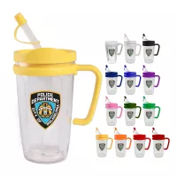16 Oz. Thermal Dual Walled Travel Mug