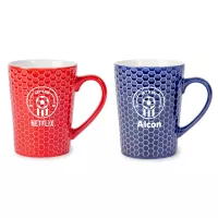 ACE Hexagon Textured Soccer Mug