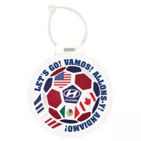 Soccer Luggage Tag