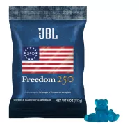 Freedom250- 4oz. Digibag Spicy Blue Raspberry Gummy Bears