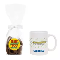 Mug Gift Set w/Milk Chocolate Mini Pretzels